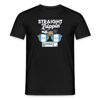 Straight Trippin' Guatemala Vacation Tour Voyage - T-shirt homme - noir - Devant - AI Model Male 178 light (178cm)