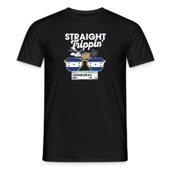 Straight Trippin' Honduras Vacation Tour Voyage - T-shirt homme - noir - Devant - AI Model Male 178 light (178cm)