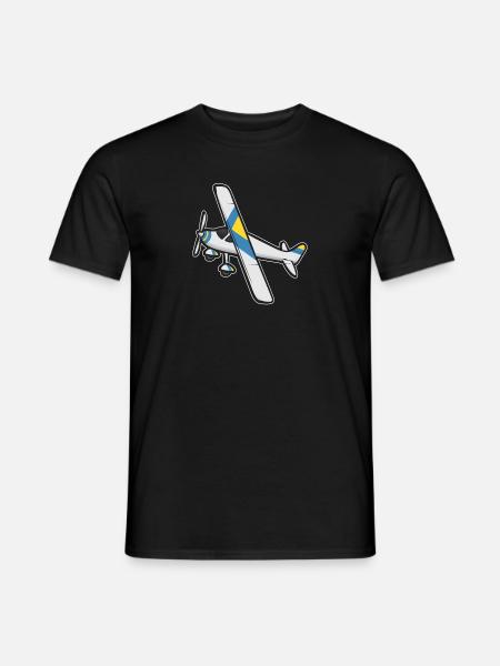 Modèle d’avion télécommandé - T-shirt homme - noir
