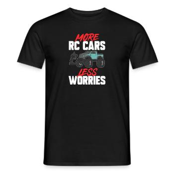 RC Car Ferngesteuertes Auto - Männer T-Shirt - Schwarz - Vorne - AI Model Male 178 light (178cm)