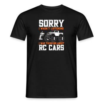 RC Car Ferngesteuertes Auto - Männer T-Shirt - Schwarz - Vorne - AI Model Male 178 light (178cm)