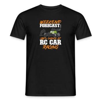 RC Car Ferngesteuertes Auto - Männer T-Shirt - Schwarz - Vorne - AI Model Male 178 light (178cm)
