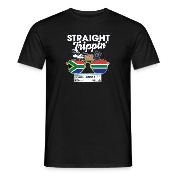 Straight Trippin' South Africa Vacation Tour - T-shirt homme - noir - Devant - AI Model Male 178 light (178cm)