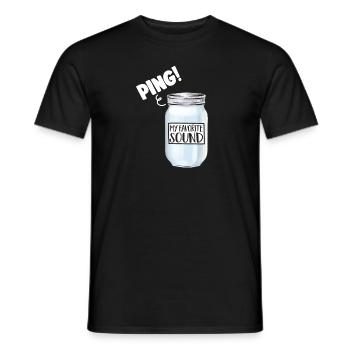 Mise en conserve, mise en conserve, mise en conserve, conservation des aliments - T-shirt homme - noir - Devant - AI Model Male 178 light (178cm)