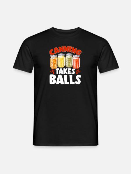 Einmachen Einkochen Lebensmitteln Konservieren - Männer T-Shirt - Schwarz