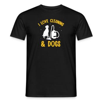 Aide domestique, femme de ménage, femme de ménage - T-shirt homme - noir - Devant - AI Model Male 178 light (178cm)