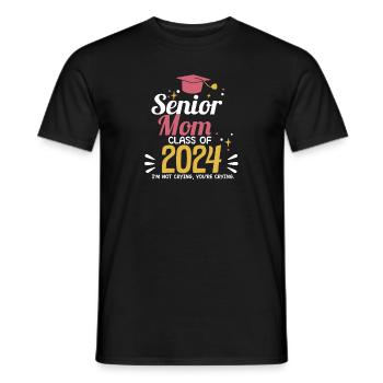 Proud Mama Senior Mom Class of 2024 Funny - T-shirt homme - noir - Devant - AI Model Male 178 light (178cm)