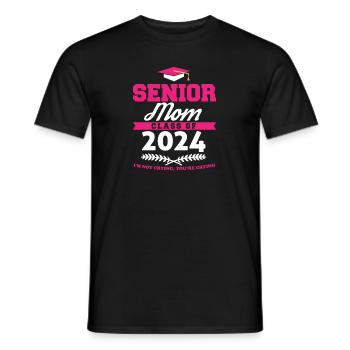 Proud Mama Of A Senior Mom Class of 2024 - Männer T-Shirt - Schwarz - Vorne - AI Model Male 178 light (178cm)