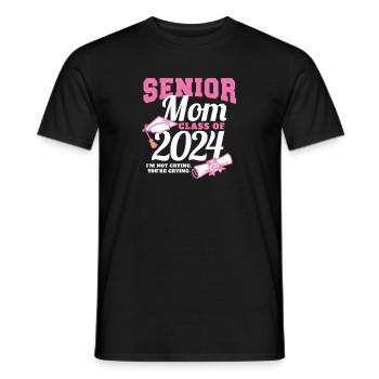 Proud Mama Of A Senior Mom Class of 2024 - Männer T-Shirt - Schwarz - Vorne - AI Model Male 178 light (178cm)