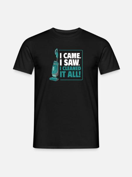 Domestic help, cleaner, housekeeper - Men's T-Shirt - black