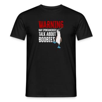 Blue-footed Booby Seabird Blue-footed Booby Seabird - Men's T-Shirt - black - Front - AI Model Male 178 light (178cm)
