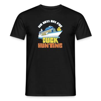 Les journées de croisière amusantes en mer sont pour la chasse au canard - T-shirt homme - noir - Devant - AI Model Male 178 light (178cm)
