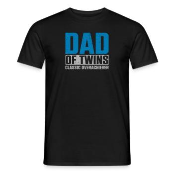 Papa de jumeaux Classic Surdoué - T-shirt homme - noir - Devant - AI Model Male 178 light (178cm)
