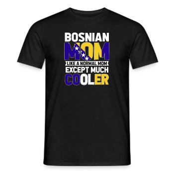 Bosnie-Herzégovine Drapeau Bosnie - T-shirt homme - noir - Devant - AI Model Male 178 light (178cm)