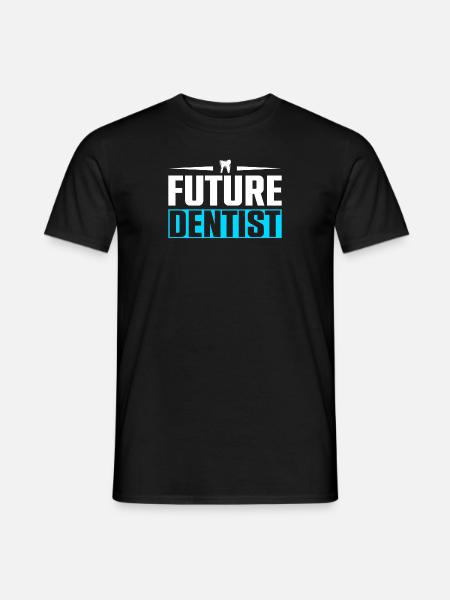 Futur dentiste dentiste assistant dentaire - T-shirt homme - noir