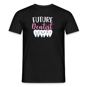 Futur dentiste dentiste assistant dentaire - T-shirt homme - noir - Devant - AI Model Male 178 light (178cm)