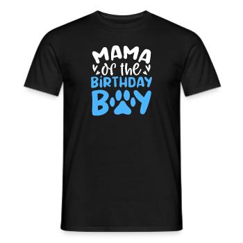 Maman De L’Anniversaire Garçon Chien Anniversaire - T-shirt homme - noir - Devant - AI Model Male 178 light (178cm)