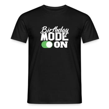 Mode anniversaire sur Fun Celebration - T-shirt homme - noir - Devant - AI Model Male 178 light (178cm)