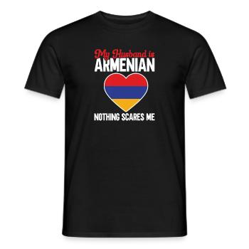 Armenische Flagge Armenien - Männer T-Shirt - Schwarz - Vorne - AI Model Male 178 light (178cm)