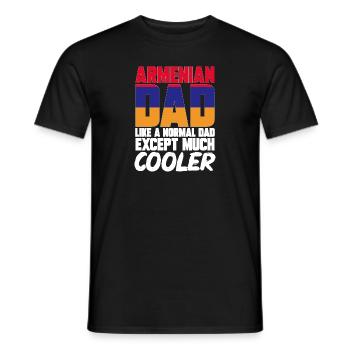Armenische Flagge Armenien - Männer T-Shirt - Schwarz - Vorne - AI Model Male 178 light (178cm)