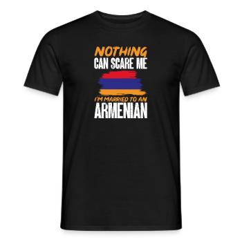 Armenische Flagge Armenien - Männer T-Shirt - Schwarz - Vorne - AI Model Male 178 light (178cm)