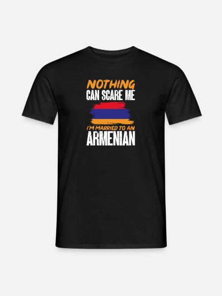 Armenian flag Armenia - Men's T-Shirt - black