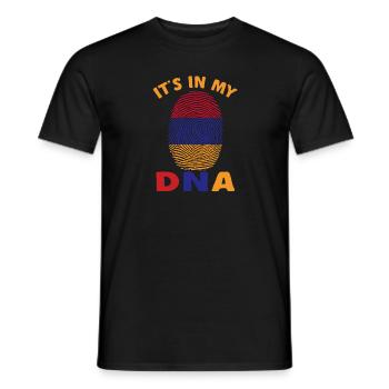 Armenische Flagge Armenien - Männer T-Shirt - Schwarz - Vorne - AI Model Male 178 light (178cm)