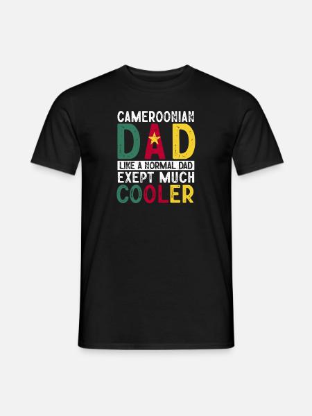 Flag of Cameroon Cameroon - Men's T-Shirt - black