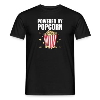 Théâtre Cinéma Snack Soirée Cinéma Drôle Propulsé par - T-shirt homme - noir - Devant - AI Model Male 178 light (178cm)