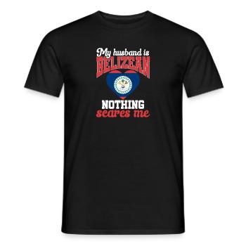 Belize Flagge Belizer - Männer T-Shirt - Schwarz - Vorne - AI Model Male 178 light (178cm)