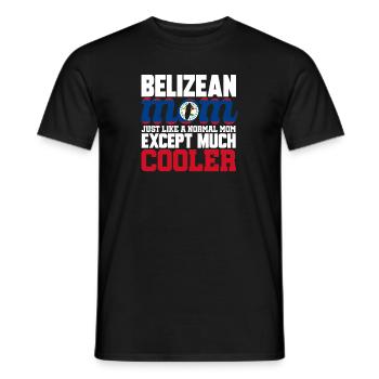 Belize Flagge Belizer - Männer T-Shirt - Schwarz - Vorne - AI Model Male 178 light (178cm)