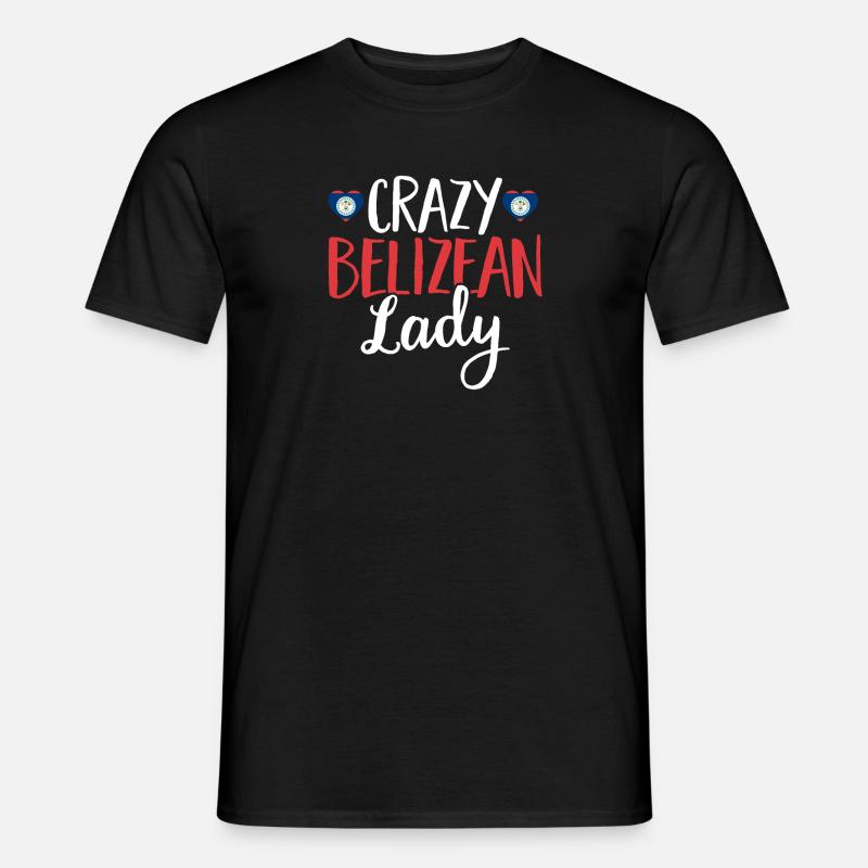Belize Flag Belizean - Men's T-Shirt - black