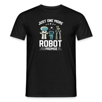 Droid Builder Juste un robot de plus, je vous le promets, drôle - T-shirt homme - noir - Devant - AI Model Male 178 light (178cm)