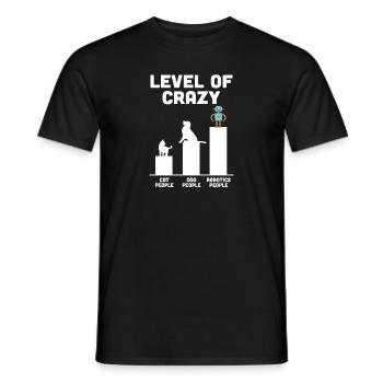 Robotique Niveau Cool De Crazy Droid Builder Build R - T-shirt homme - noir - Devant - AI Model Male 178 light (178cm)