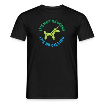 Balloon Animal Party Balloon Artist - Men's T-Shirt - black - Front - AI Model Male 178 light (178cm)