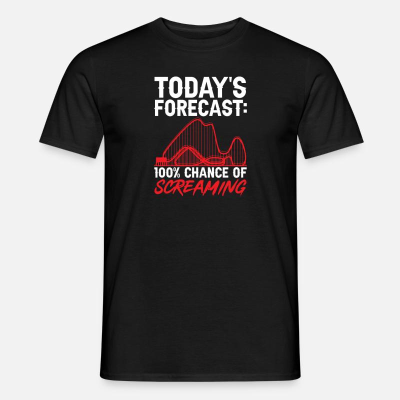 Roller Coaster Parc d’attractions Roller Coaster - T-shirt homme - noir