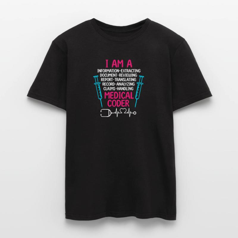 Medical Coder Coding Specialist Men's T-Shirt