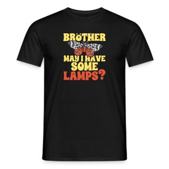 Moths Insect Collector Entomologist - Men's T-Shirt - black - Front - AI Model Male 178 light (178cm)