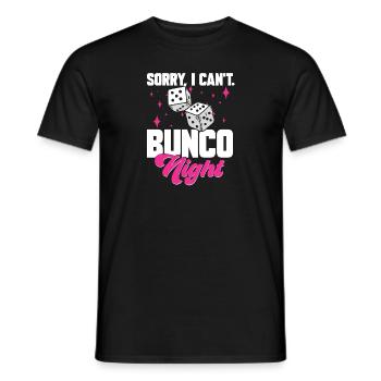 Bunco Dice Game - Men's T-Shirt - black - Front - AI Model Male 178 light (178cm)