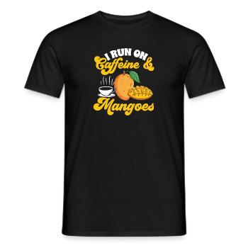 Mango Frucht Mango - Männer T-Shirt - Schwarz - Vorne - AI Model Male 178 light (178cm)