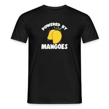 Mango Fruit Mango - Men's T-Shirt - black - Front - AI Model Male 178 light (178cm)