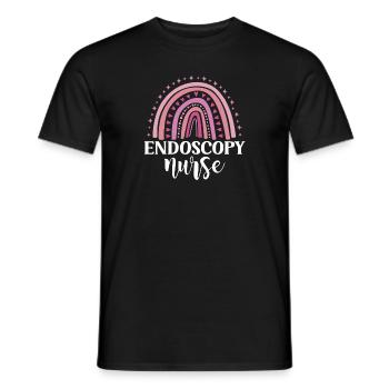 Gastroenterologie Endoskopie Koloskopie - Männer T-Shirt - Schwarz - Vorne - AI Model Male 178 light (178cm)
