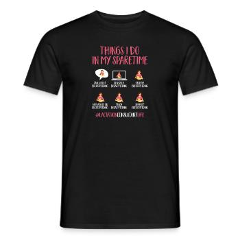 Lactation Consultant IBCLC - Men's T-Shirt - black - Front - AI Model Male 178 light (178cm)
