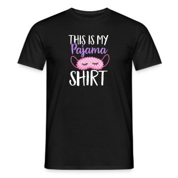 Sleepover Party Pajamas Slumber Party - Men's T-Shirt - black - Front - AI Model Male 178 light (178cm)