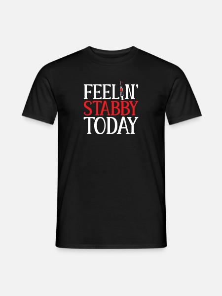 Phlebotomy Blood Draw Blood Nurse - Men's T-Shirt - black