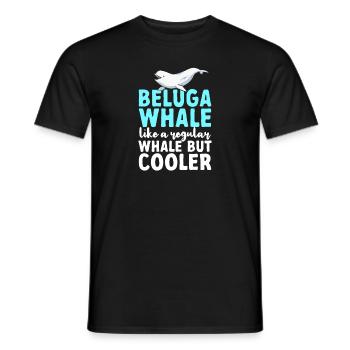 Weißwal Beluga Wal - Männer T-Shirt - Schwarz - Vorne - AI Model Male 178 light (178cm)