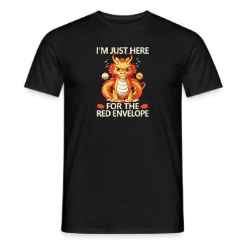 Year Of The Dragon Happy Chinese New Year 2024 - Männer T-Shirt - Schwarz - Vorne - AI Model Male 178 light (178cm)