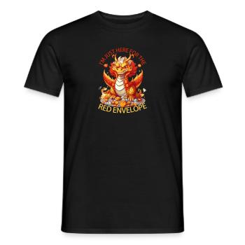 Year Of The Dragon Happy Chinese New Year 2024 - Männer T-Shirt - Schwarz - Vorne - AI Model Male 178 light (178cm)