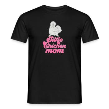 Seidenhuhn Poulet soyeux - T-shirt homme - noir - Devant - AI Model Male 178 light (178cm)