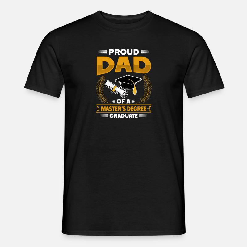 Master's Degree Studium Master Abschluss - Männer T-Shirt - Schwarz